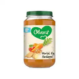 Etos Olvarit Wortel Kip Aardappel Babyhapje 8+ maanden 200 GR aanbieding