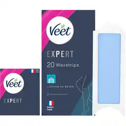 Etos Veet Expert Ontharingsstrips Lichaam & benen Gevoelige Huid 20 stuks aanbieding