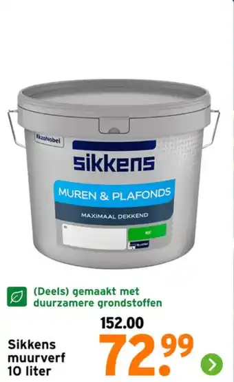 GAMMA Sikkens muurverf aanbieding