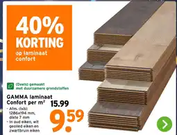 GAMMA Gamma laminaat confort per m² aanbieding