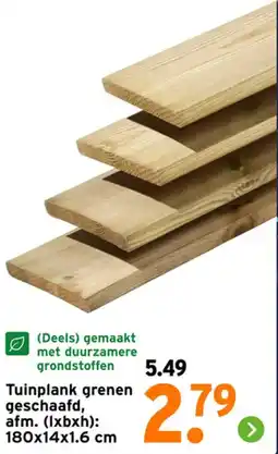 GAMMA Tuinplank grenen grondstoffen aanbieding