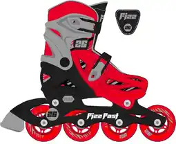 Bol.com Street Surfing Fizz Fast Inline Skates S 31-34 Rood/Zwart aanbieding