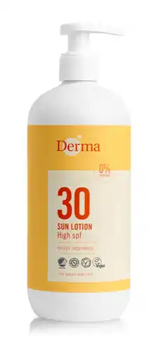 De Online Drogist Derma Sun Lotion SPF30 aanbieding