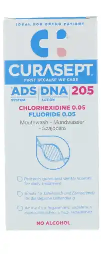 De Online Drogist Curasept Mondwater ADS DNA 0.05% CHX Plus 0.05% Fluoride aanbieding