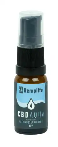 De Online Drogist Hemplife CBD Aqua 4% aanbieding