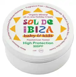 De Online Drogist Sol De Ibiza SPF30 Baby & Kids Holiday Cream Mini aanbieding
