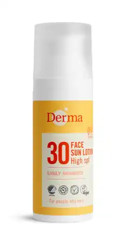 De Online Drogist Derma Sun Face Lotion SPF30 aanbieding