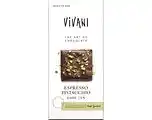 De Online Drogist Vivani Chocoladereep Puur 75% Cacao Espresso Pistacchio 80GR aanbieding