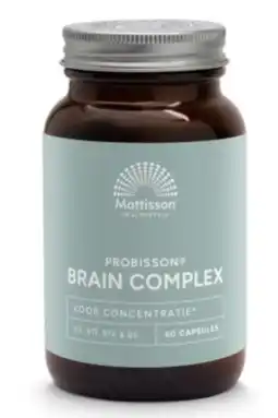 De Online Drogist Mattisson HealthStyle Probisson Brain Complex Capsules 60CP aanbieding