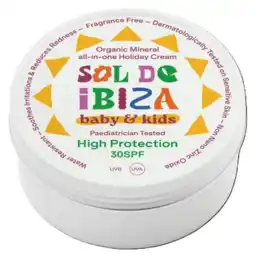 De Online Drogist Sol De Ibiza SPF30 Baby & Kids Holiday Cream 100GR aanbieding