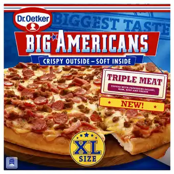 Albert Heijn Dr. Oetker Big americans XL triple meat aanbieding
