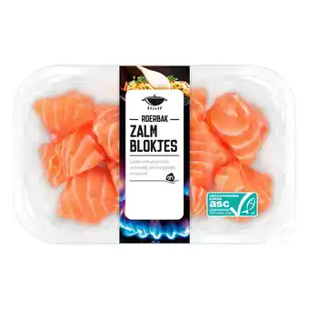 Albert Heijn AH Wokblokjes zalm aanbieding