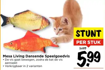 Vomar Voordeelmarkt Mesa Living Dansende Speelgoedvis aanbieding