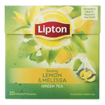 Albert Heijn Lipton Groene thee lemon melissa aanbieding