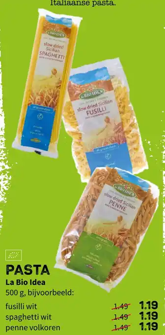 Ekoplaza Pasta la bio idea aanbieding