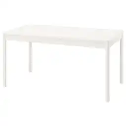 IKEA Tonstad rechthoekige witte eettafel met 4 zitplaatsen aanbieding