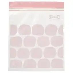 IKEA Ikea istad plastic zak, lichtroze, rechthoekig, sluiting met ritssluiting aanbieding