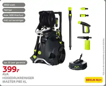 Praxis Ava Hogedrukreiniger Master P80 XL aanbieding