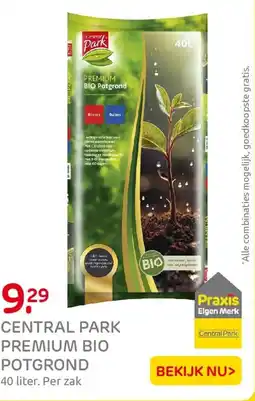 Praxis Central Park Premium Bio Potgrond aanbieding