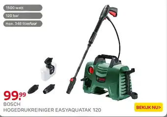 Praxis Bosch Hogedrukreiniger Easyaquatak 120 aanbieding
