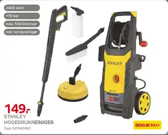 Praxis Stanley Hogedrukreiniger aanbieding