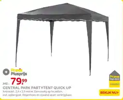 Praxis Central Park Partytent Quick Up aanbieding
