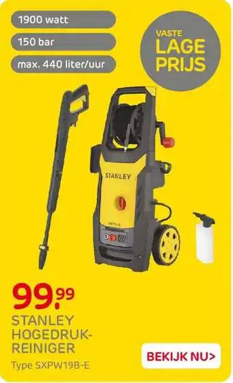 Praxis Stanley Hogedrukreiniger aanbieding