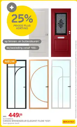 Praxis Cando Binnendeur Elegant Flow 1C01 aanbieding