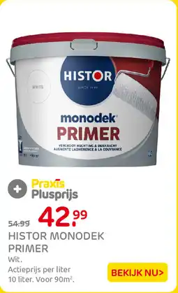 Praxis Histor Monodek Primer aanbieding