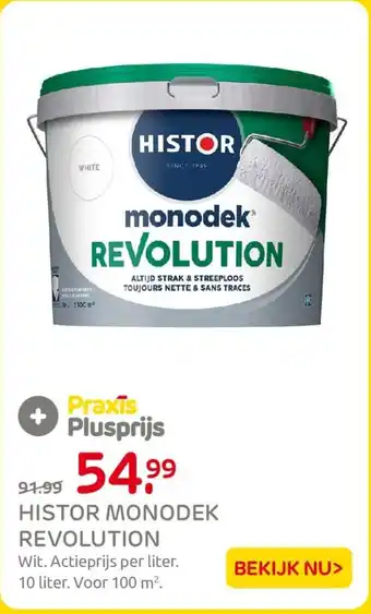 Praxis Histor monodek revolution aanbieding