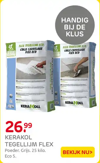 Praxis Kerakol Tegellijm Flex aanbieding