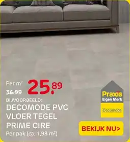 Praxis Decomode PVC Vloer Tegel Prime Cire aanbieding