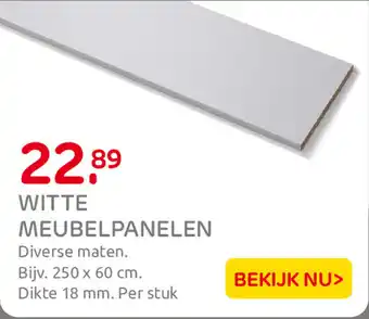 Praxis Witte Meubelpanelen aanbieding