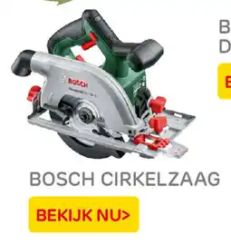 Praxis Bosch cirkelzaag aanbieding