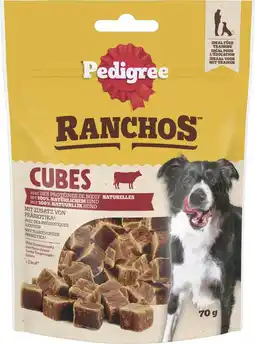 Intratuin Pedigree hondensnoepjes Ranchos rund 70 g aanbieding