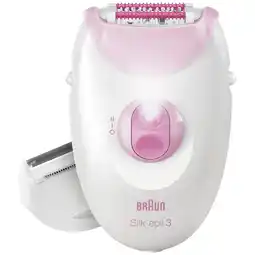 MediaMarkt Braun Se3-031 Epilator Wit aanbieding