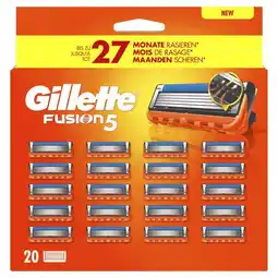 Etos Gillette Fusion5 Navulmesjes 20 Stuks aanbieding