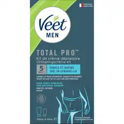 Etos Veet for Men Hair Removal Kit Intimate Body Parts + Aftercare Balm aanbieding