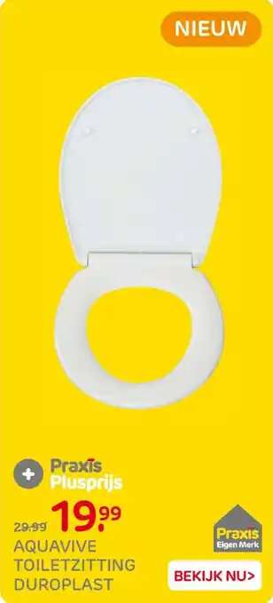 Praxis Aquavive Toiletzitting Duroplast aanbieding