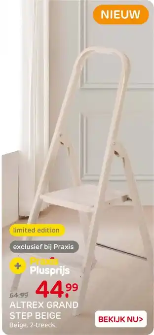 Praxis Altrex Grand Step Beige aanbieding