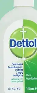 Etos Dettol wondspray" aanbieding