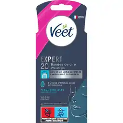 Etos Veet Expert Ontharingsstrips Gezicht Gevoelige Huid 20 stuks aanbieding