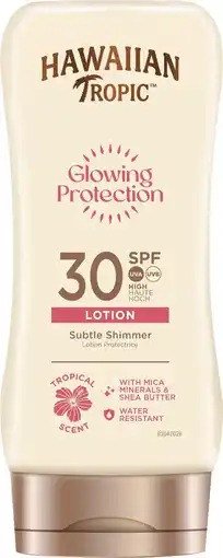 Etos Hawaiian Tropic Glowing Protection Lotion SPF30 170 ML aanbieding
