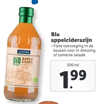 Lidl Bio appelciderazijn aanbieding