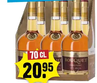 Dirck 3 Bouquet V.S. Cognac 70 cl aanbieding