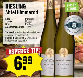 Dirck 3 Abtei Himmerod Riesling 75 cl aanbieding
