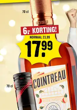 Dirck 3 Cointreau Triple Sec 70 cl aanbieding