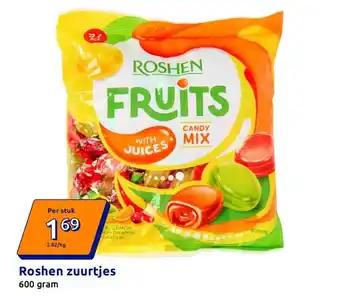 Action Roshen zuurtjes aanbieding
