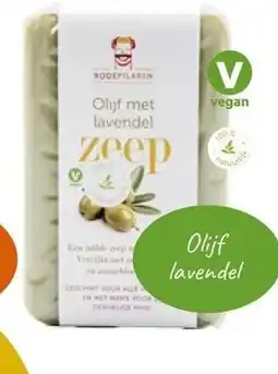 De Rode Pilaren Zeep Olijf met lavendel aanbieding