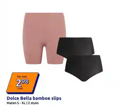 Action Dolce Bella bamboe slips aanbieding